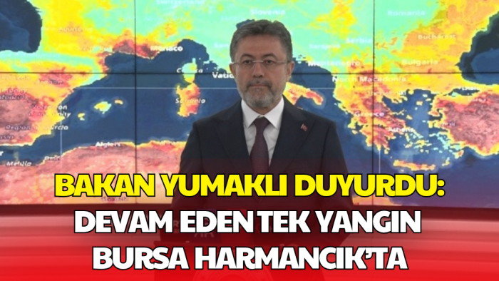 Orman Yangınlarında Son Durum: Bakan Yumaklı Açıkladı
